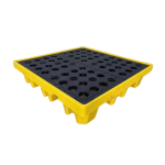 Pallet Nhựa Chống Tràn 4 Phuy Cao (KT: 1300 x 1300 x 300mm)