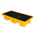 Pallet Nhựa Chống Tràn 2 Phuy Cao (KT: 1300 x 680 x 300mm)
