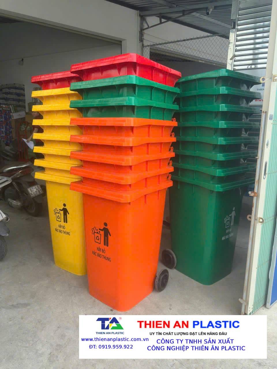 Bảng báo giá thùng rác nhựa công cộng