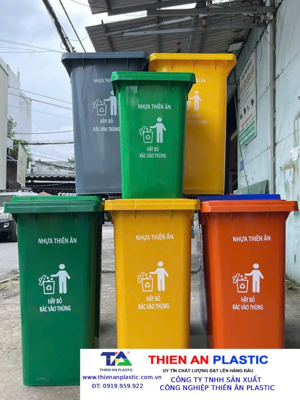 Bảng báo giá thùng rác nhựa công cộng