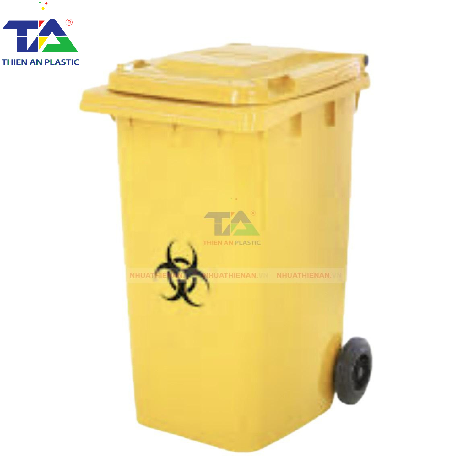 Thùng Rác Y Tế 240 Lít (KT: 730 x 585 x 1050mm)