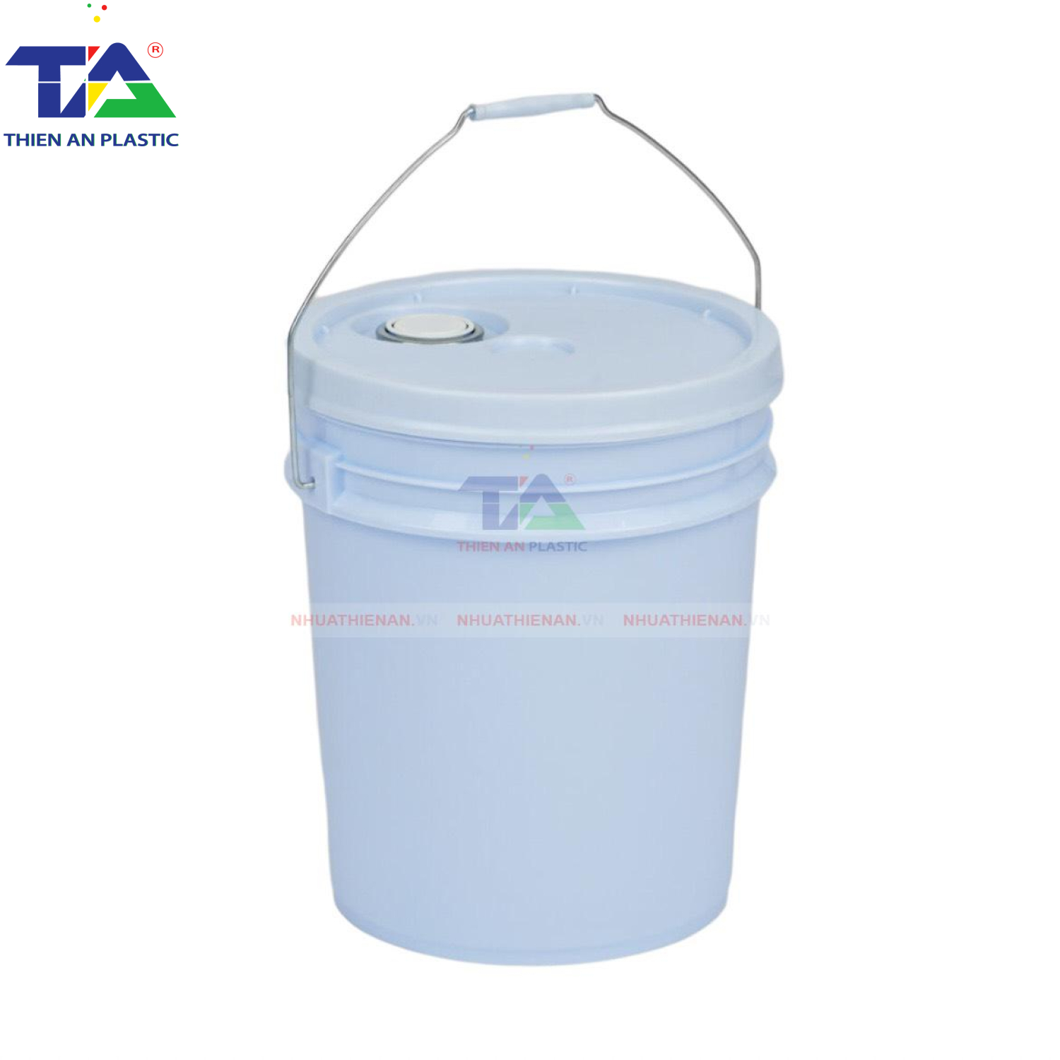 Xô Nhựa 18 Lít Nắp Chiết Rót (KT: 300 x 255 x 362mm)