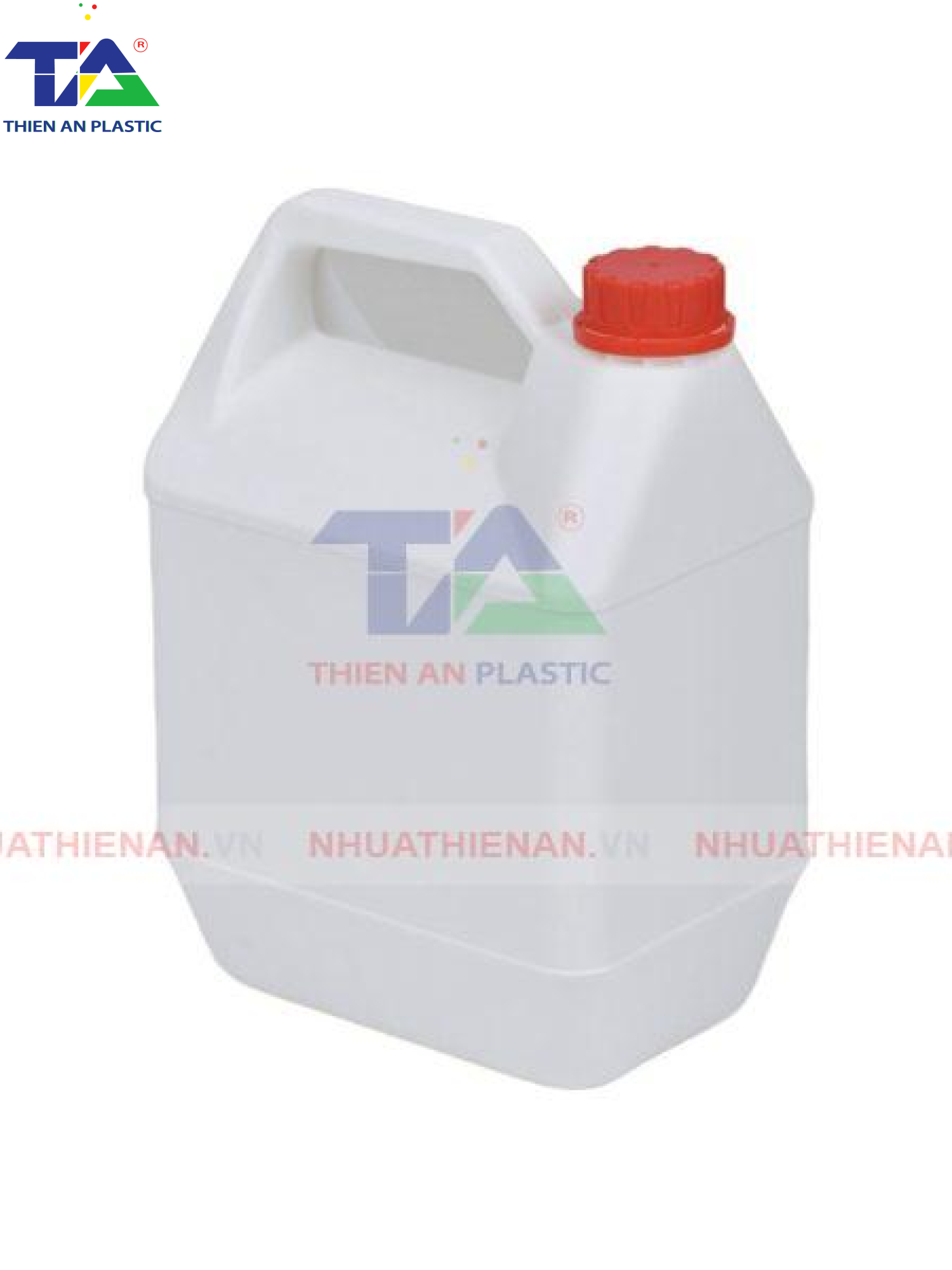 Can Nhựa 4 Lít TA06C (KT: 182 x 125x 260 mm)