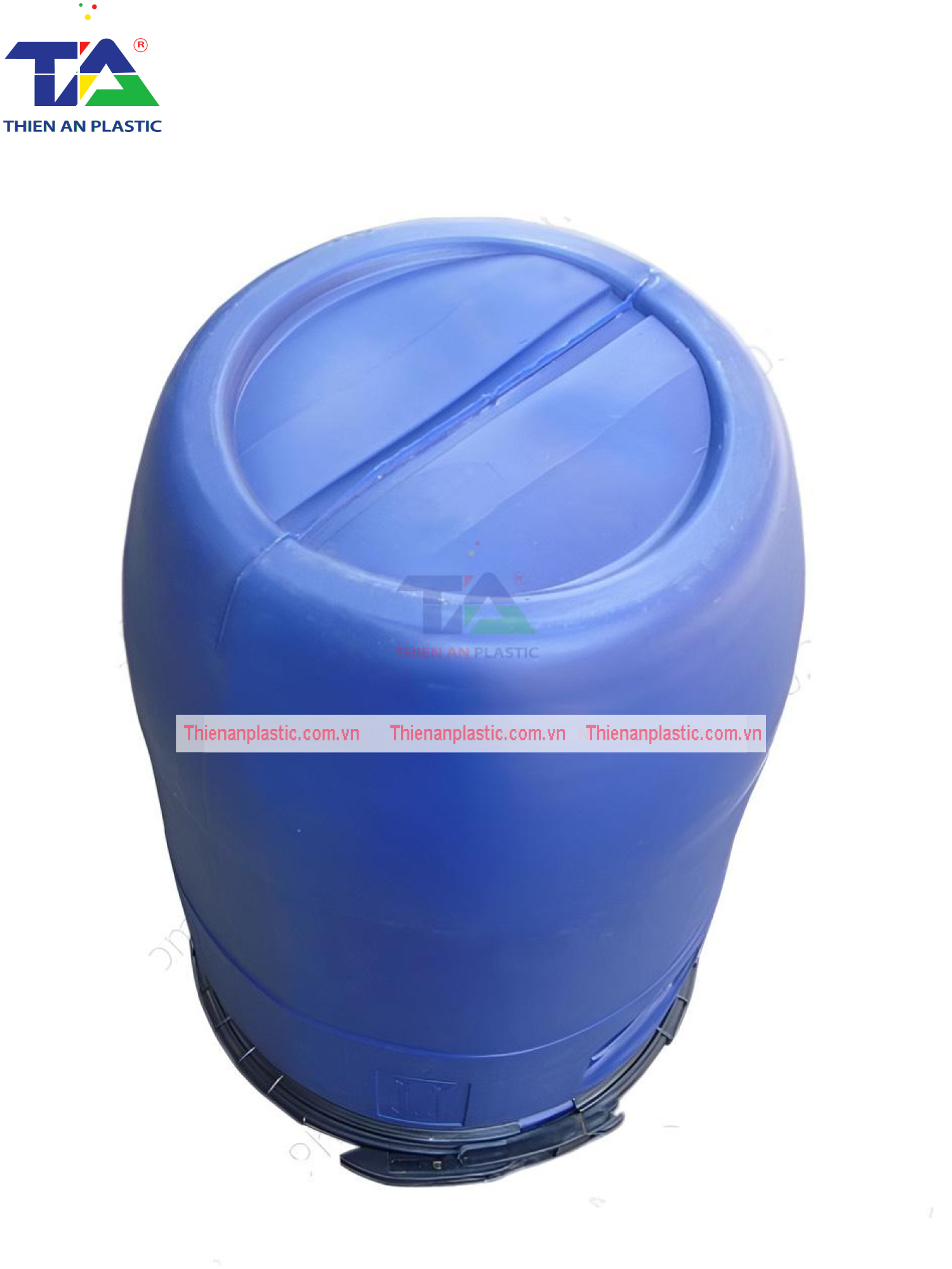 Thùng Phuy Nhựa 50 Lít (KT: Ø380 x H580 mm)