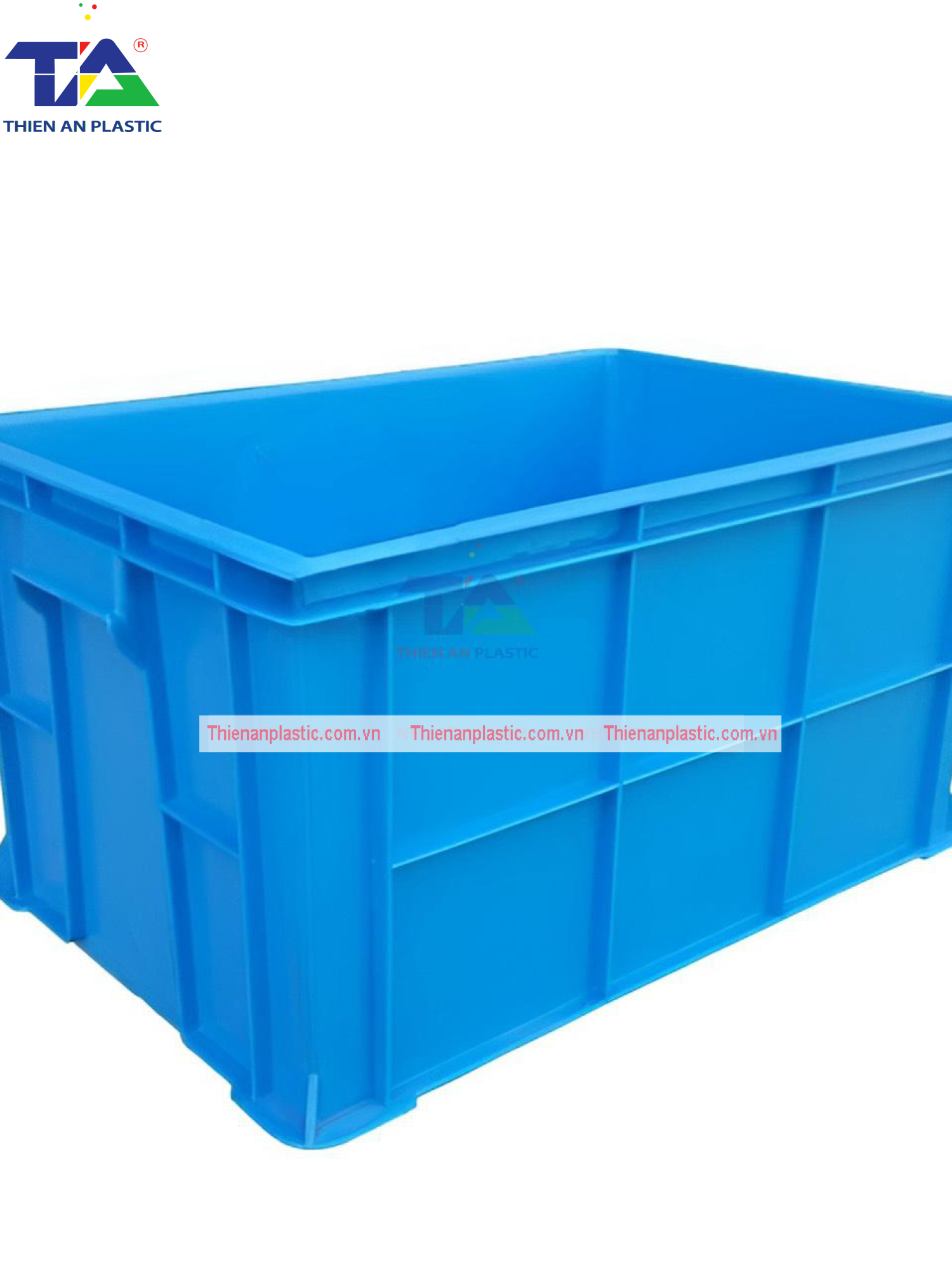 Thùng Nhựa Đặc B5 (KT: 600 x 388 x 300mm)