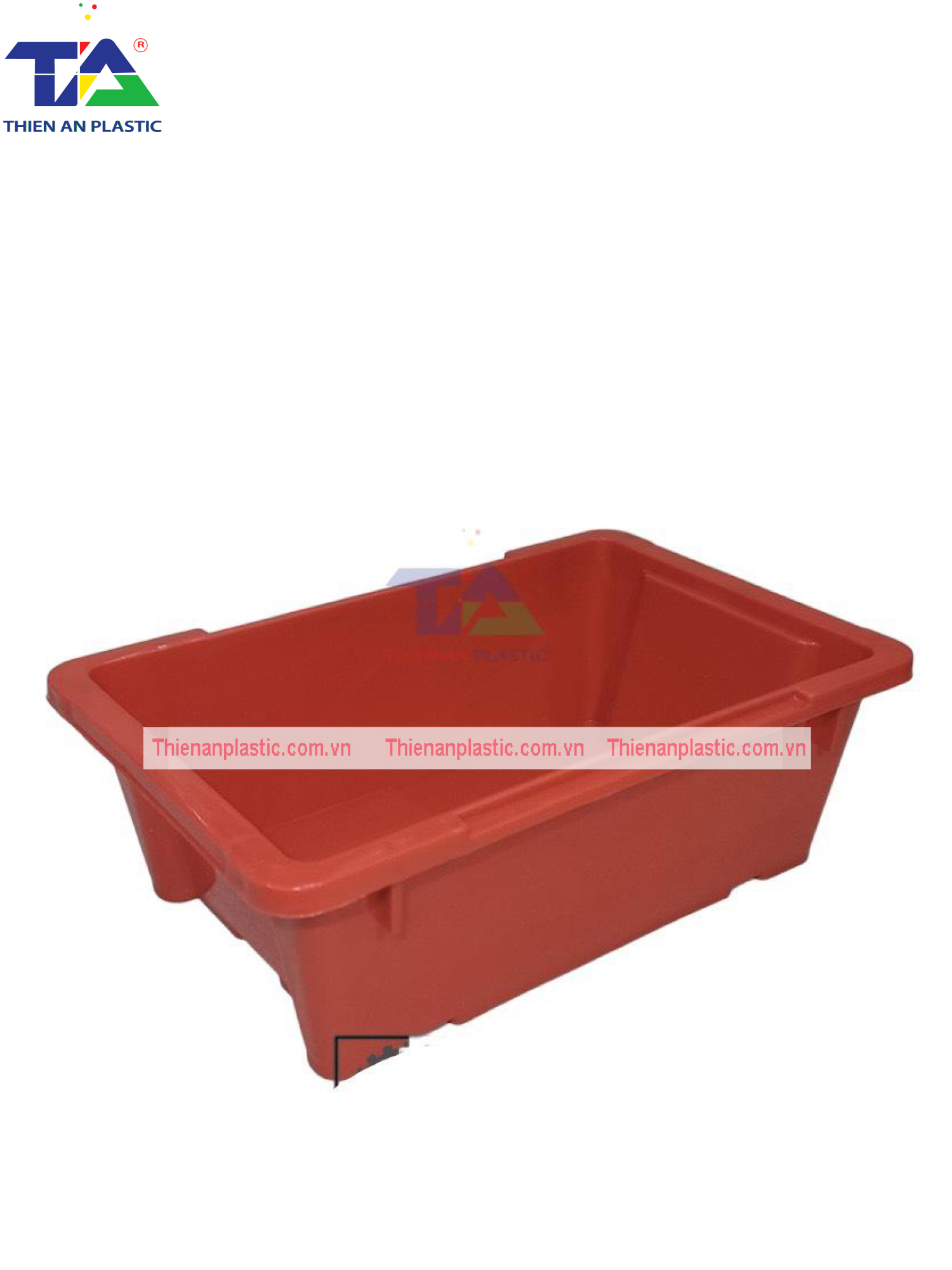 Thùng Nhựa Đặc A4 (KT: 235 x 150 x 80mm)