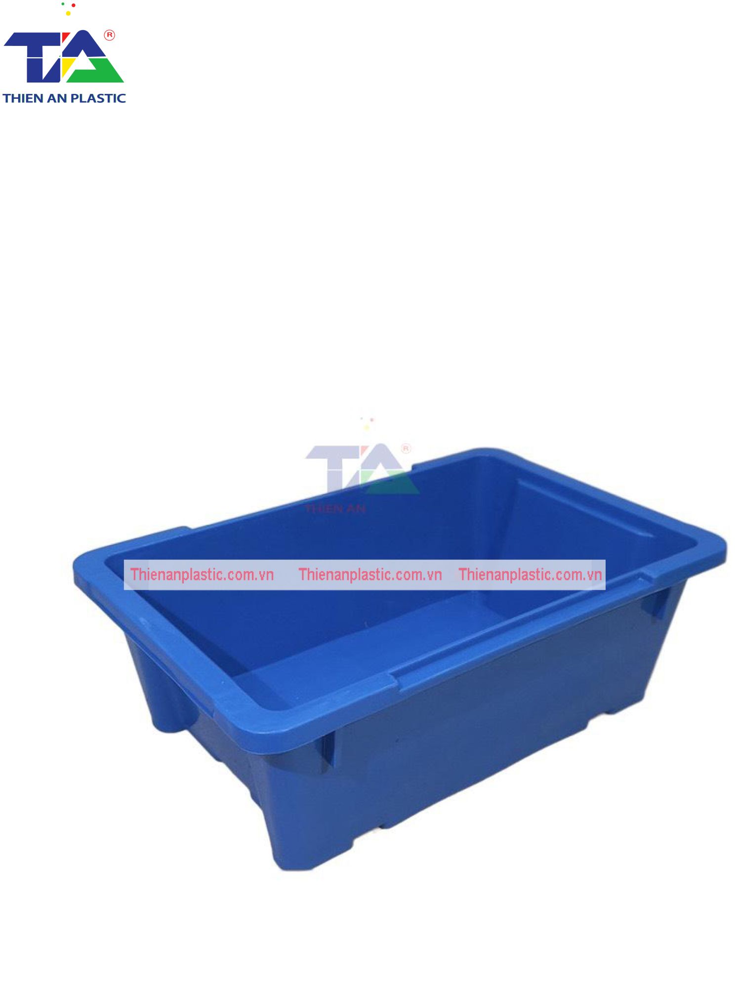 Thùng Nhựa Đặc A4 (KT: 235 x 150 x 80mm)