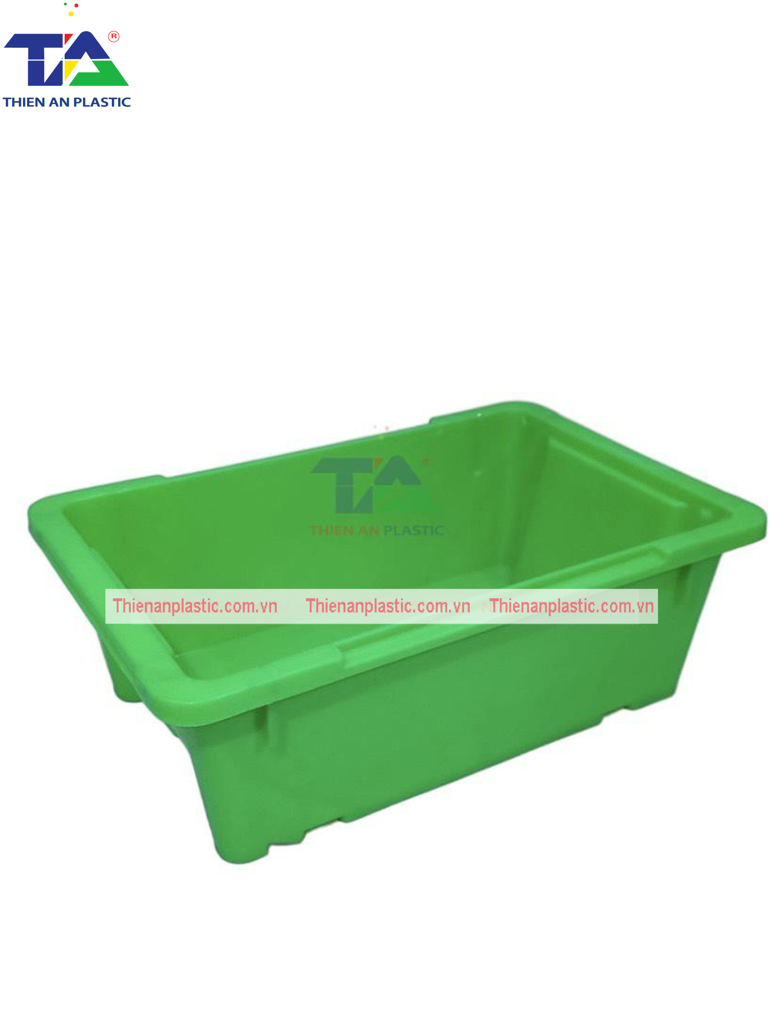 Thùng Nhựa Đặc A4 (KT: 235 x 150 x 80mm)