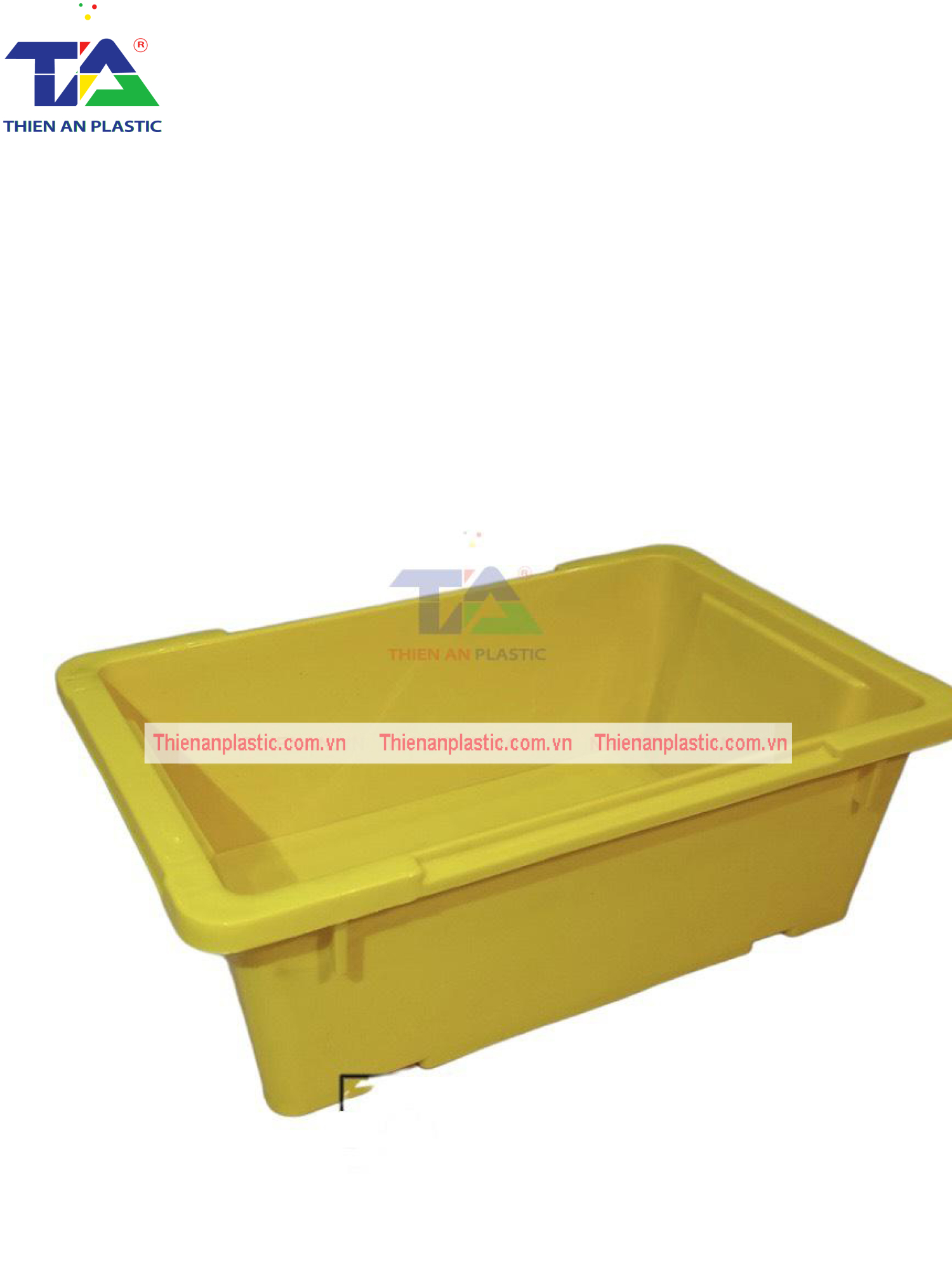 Thùng Nhựa Đặc A4 (KT: 235 x 150 x 80mm)