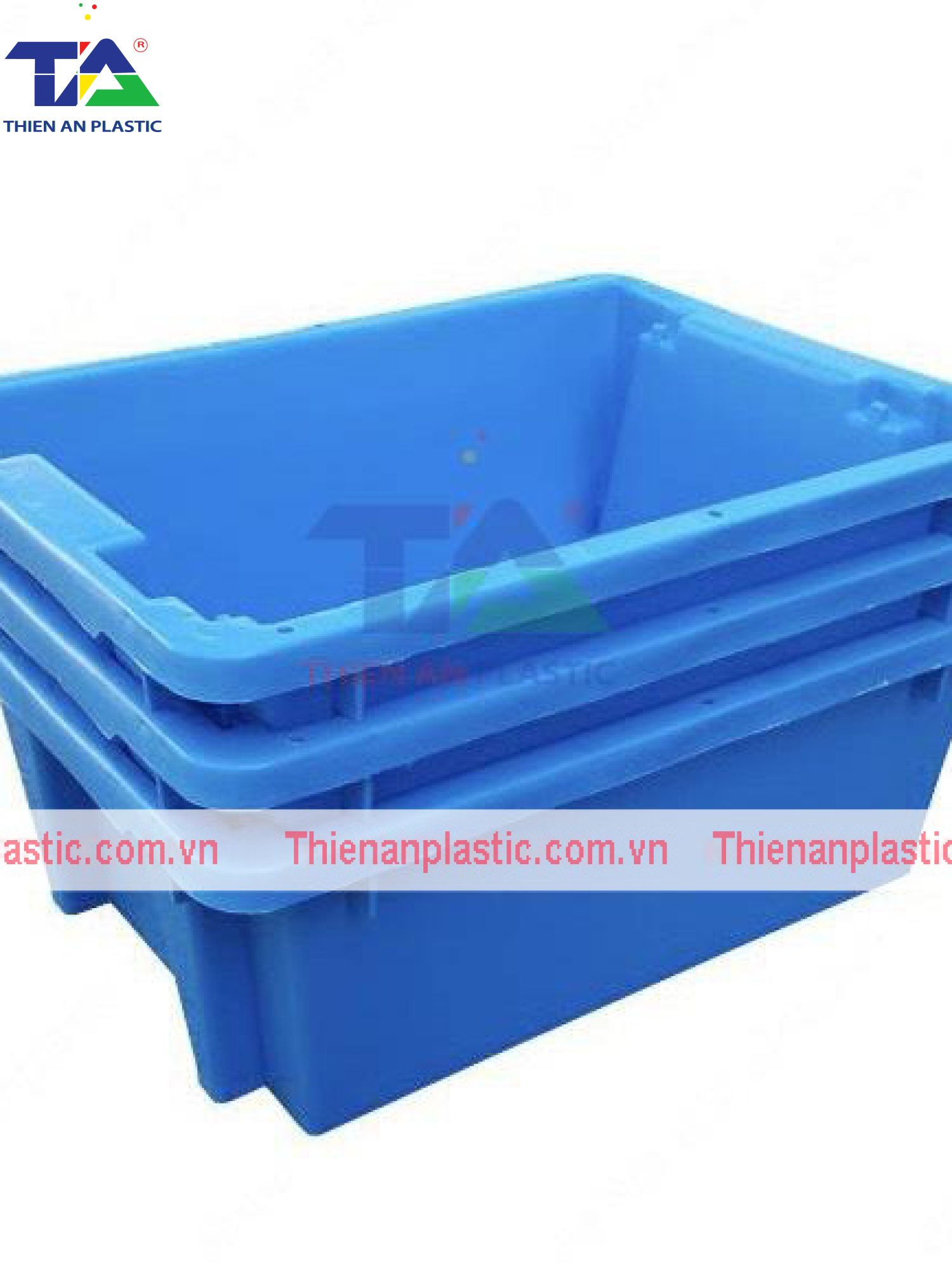 Thùng Nhựa Đặc A7 (KT: 360 x 296 x 138mm)
