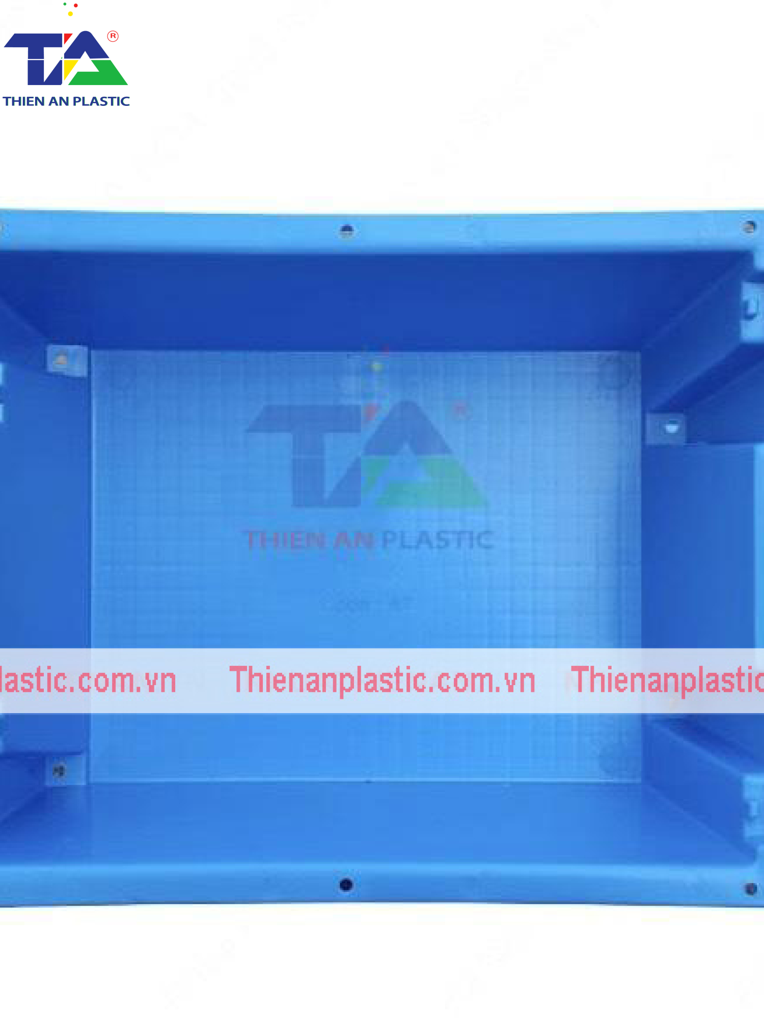 Thùng Nhựa Đặc A7 (KT: 360 x 296 x 138mm)