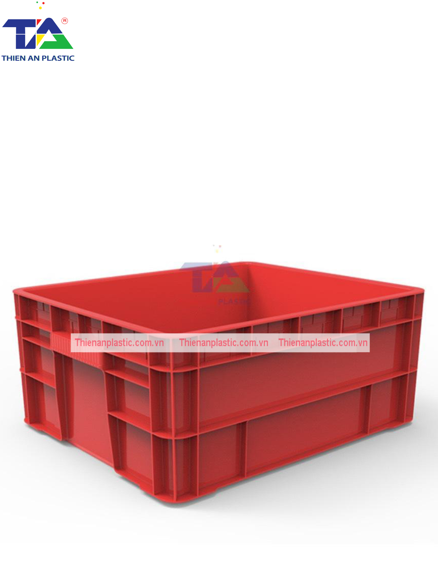 Thùng Nhựa KPT02 (KT: 523 x 432 x 220mm)