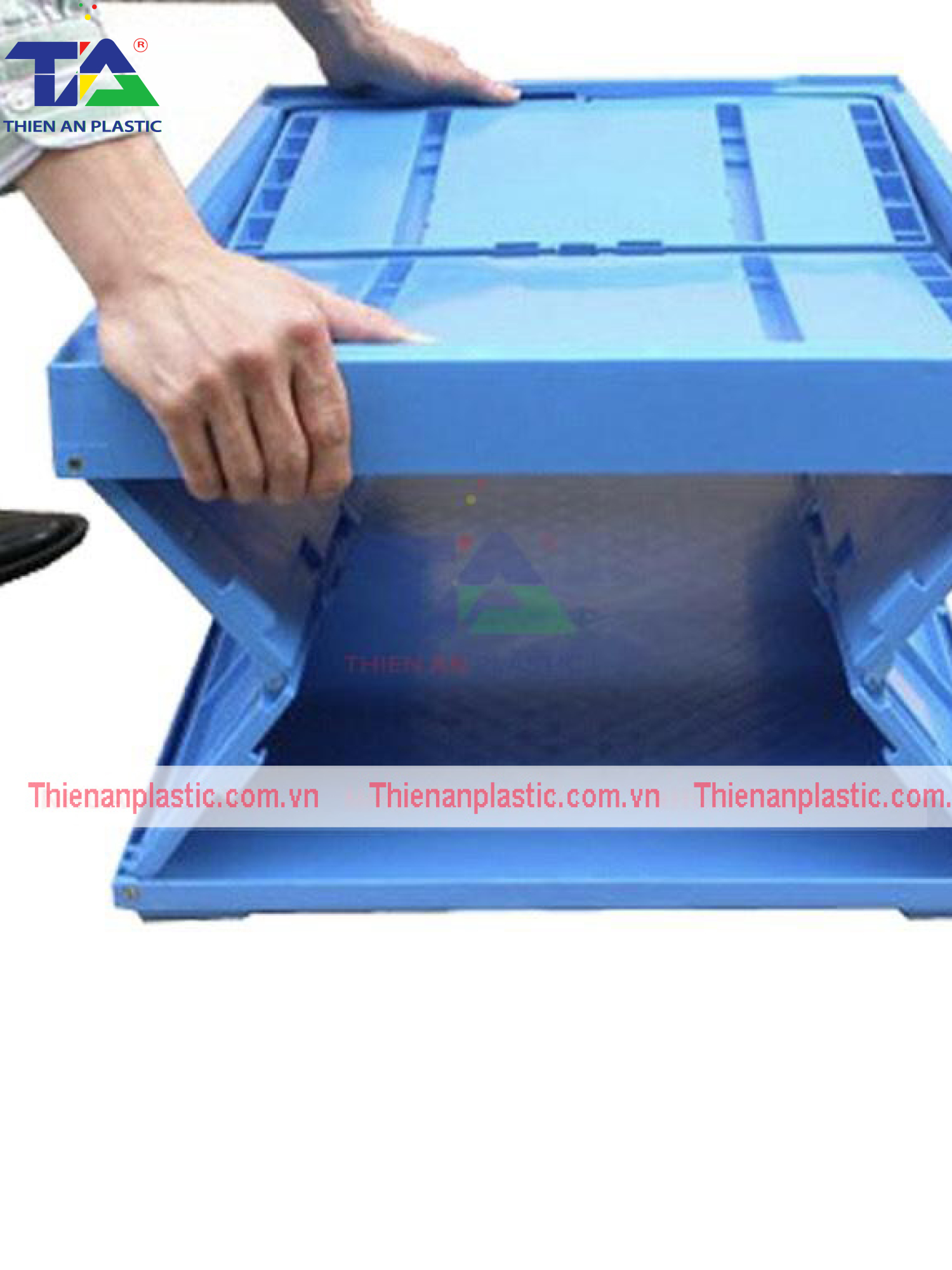 Thùng Nhựa Gập G1 (KT: 650 x 445 x 330mm)