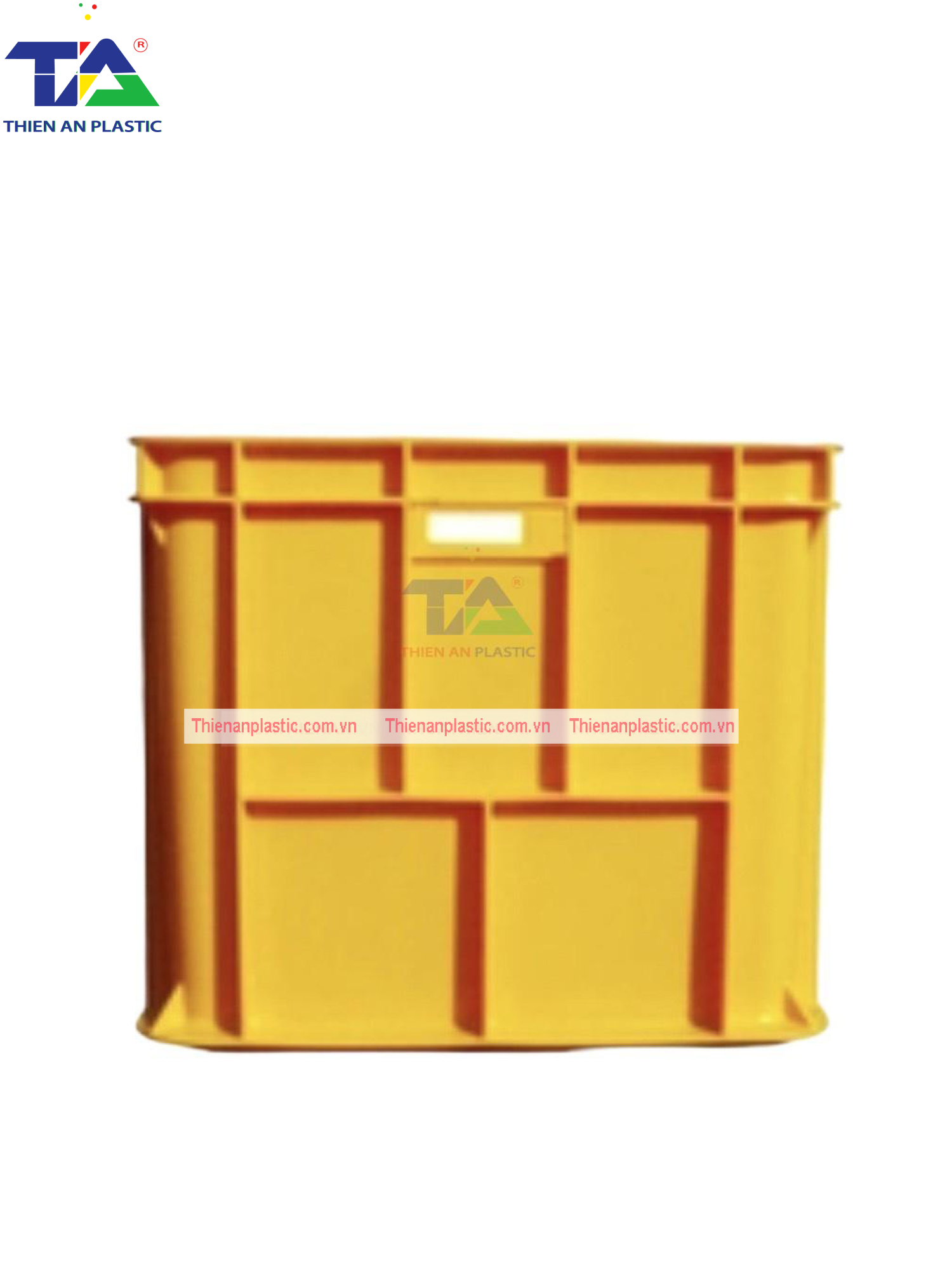 Thùng Nhựa Đặc NJB 100 (KT: 685 x 485 x 415mm)