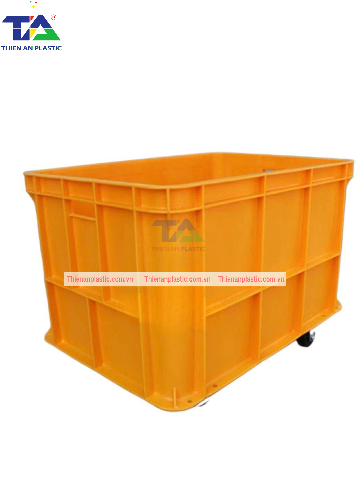 Thùng Nhựa Đặc NJB 200 (KT: 865 x 620 x 530mm)