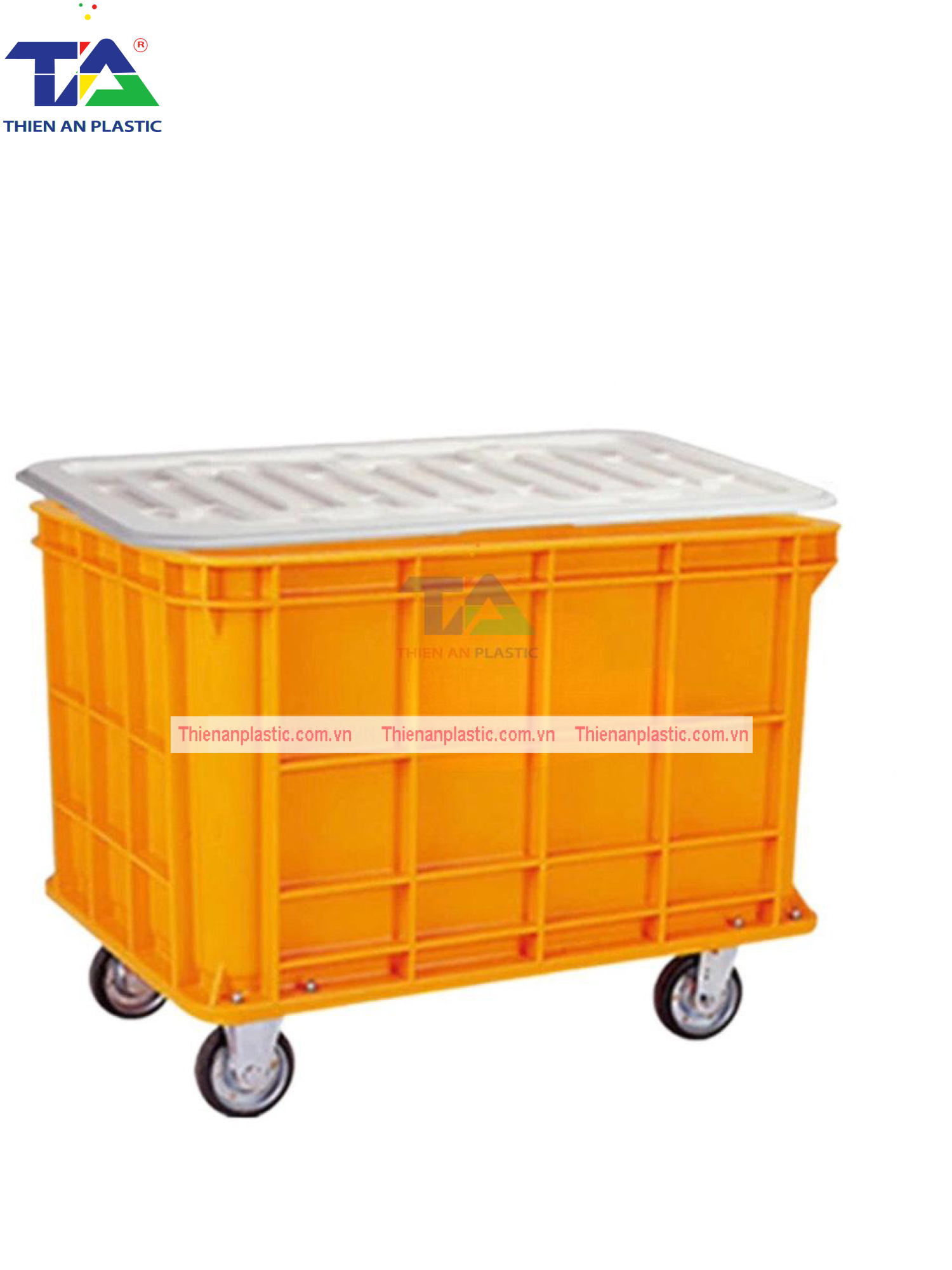 Thùng Nhựa Đặc NJB 400 (KT: 1095 x 795 x 640mm)