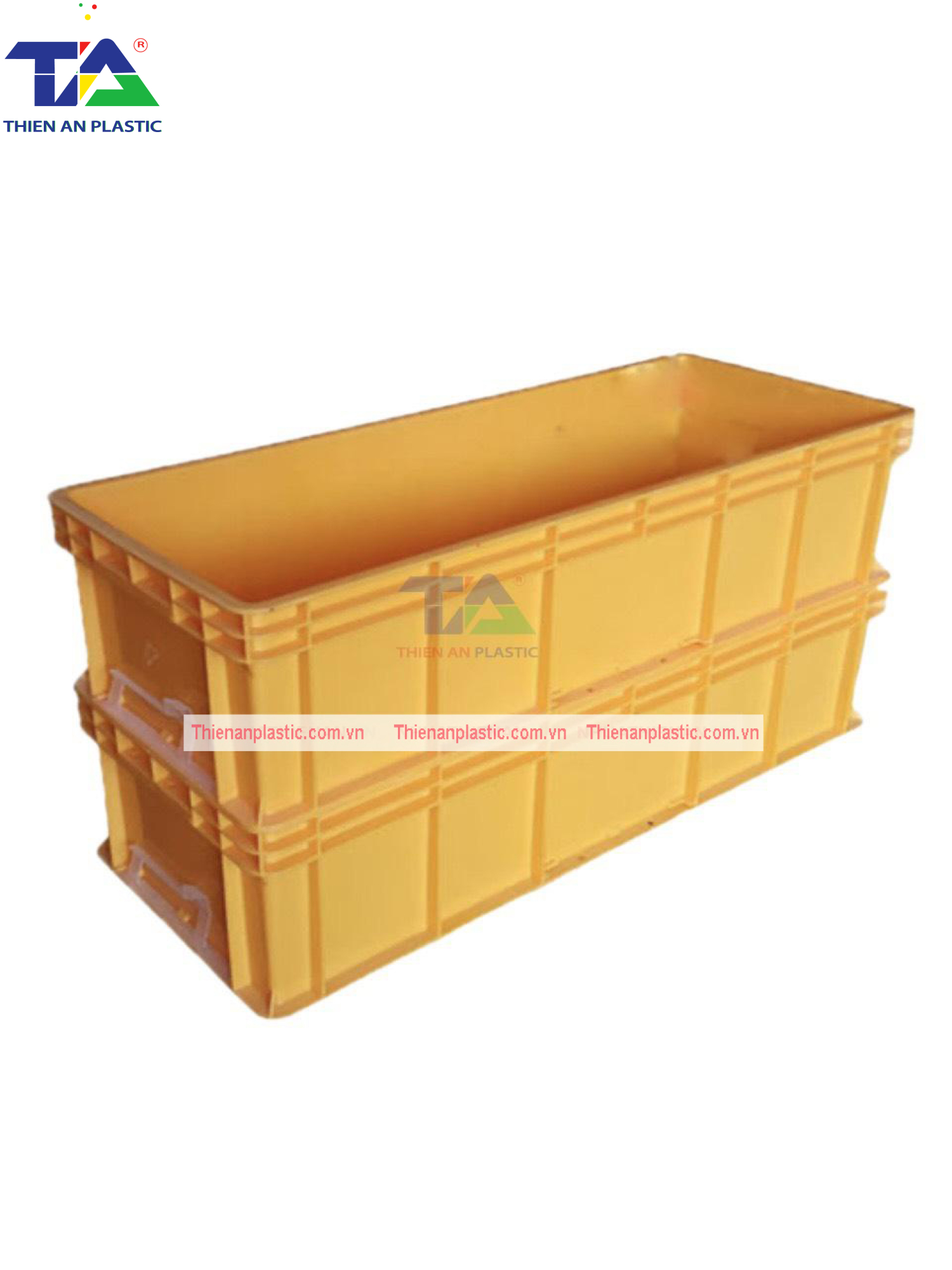 Thùng Nhựa Đặc NTC 831 (KT: 838 x 335 x 195mm)