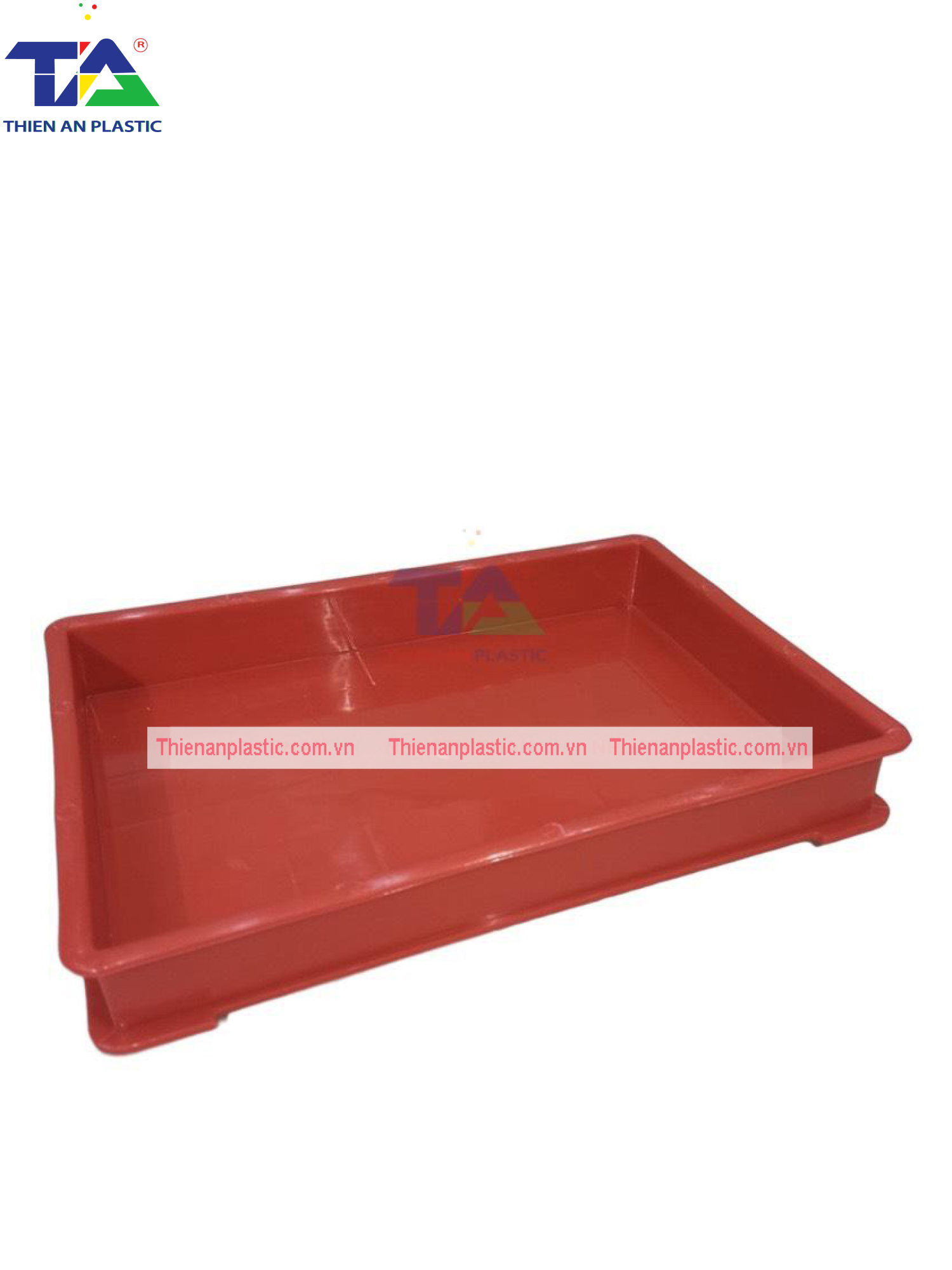 Thùng Nhựa Đặc YM006 (KT: 300 x 208 x 42mm)