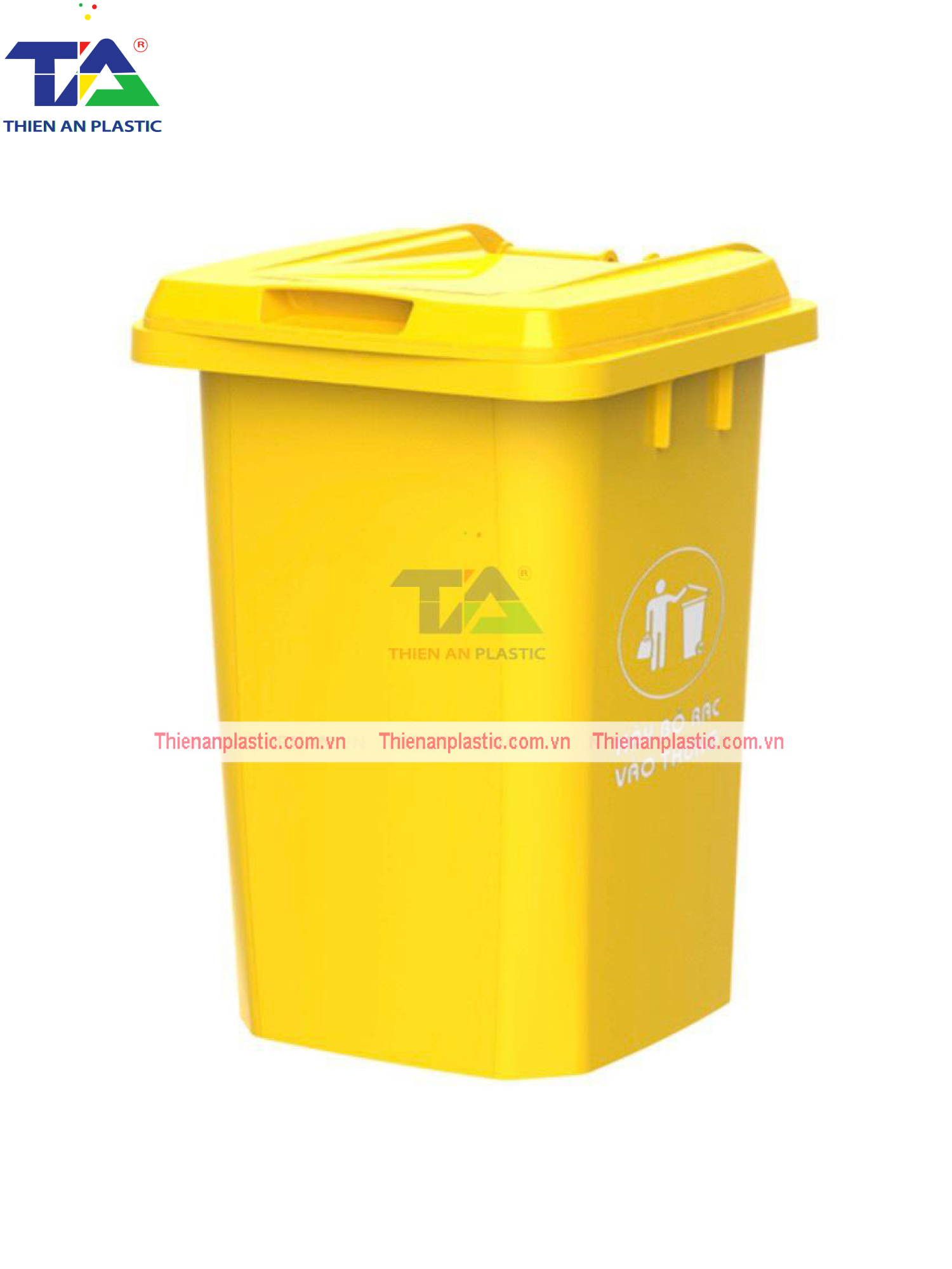 Thùng Rác Y Tế 60 Lít (KT: 470 x 420 x 660mm)