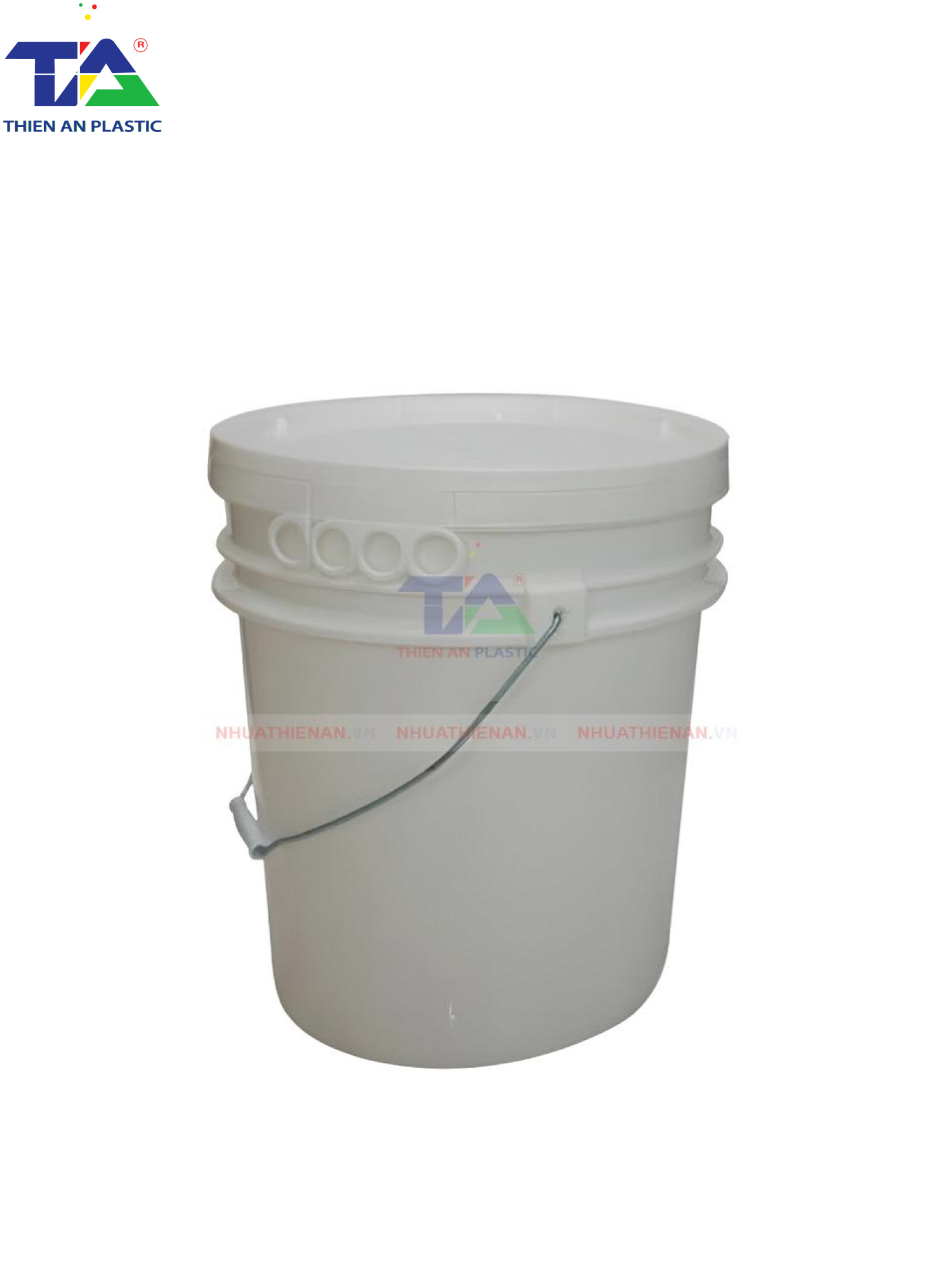 Thùng (Xô Nhựa) 22 Lít (KT: Ø338 x 365 mm)