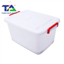 Hộp Nhựa Chữ Nhật Có Nắp Có Bánh Xe 15 Lít