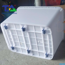 Thùng Chữ Nhật 120 Lít Có Nắp, Có Bánh Xe