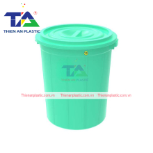 Thùng Nhựa Tròn Có Nắp 160L