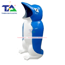 Thùng Rác Hình Chim Cánh Cụt (570 x 480 x 1090 mm)
