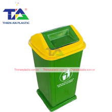 Thùng Rác Composite Nắp Lật 90 Lít (480 x 480 x 870mm)