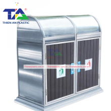 Thùng Rác Inox 2 Ngăn