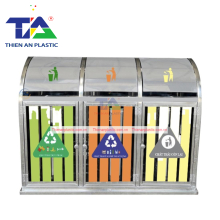 Thùng Rác Inox 3 Ngăn