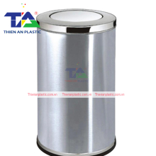 Thùng Rác Inox Nắp Lật TA1