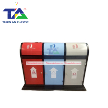 Thùng Rác Ngoài Trời 3 Ngăn