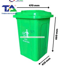 Thùng Rác Nhựa 60 Lít