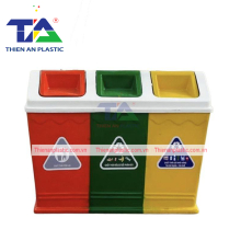 Thùng Rác Composite 3 Ngăn (1080 x 450 x 850mm)