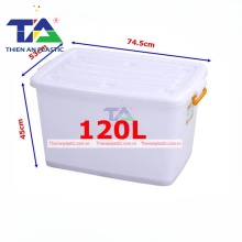 Thùng Nhựa Có Nắp TV 120L