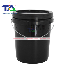 Thùng (Xô Nhựa) 18 Lít Màu Đen