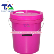 Thùng (Xô Nhựa) 18 Lít Màu Hồng