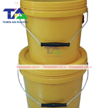 Thùng (Xô Nhựa) 18 Lít Màu Vàng