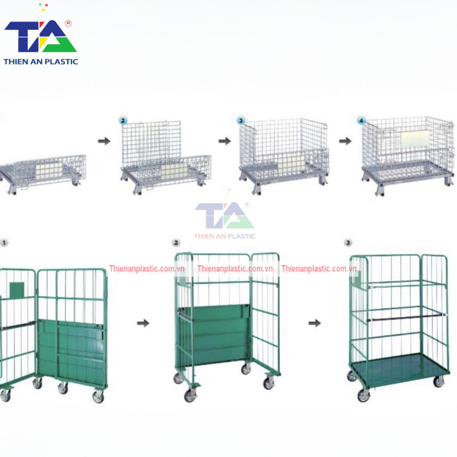 Lồng Thép Trữ Hàng A5