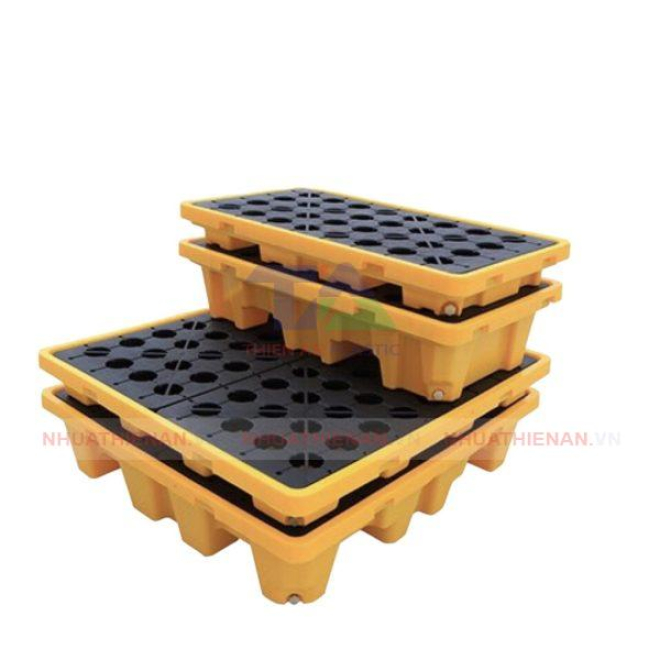 Pallet Nhựa Chống Tràn Hóa Chất