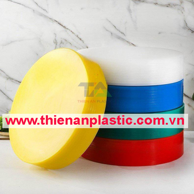 Thớt Nhựa Màu Tròn 10cm