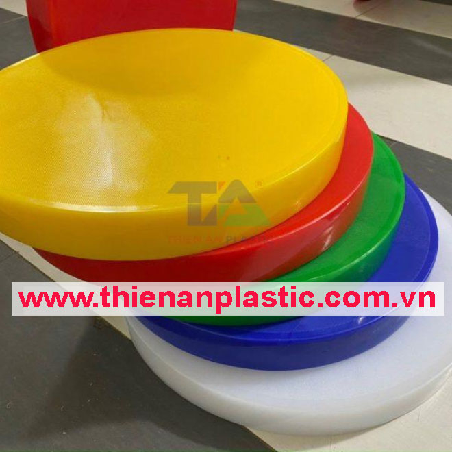 Thớt Nhựa Màu Tròn 5cm