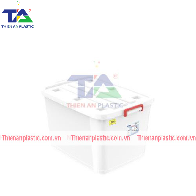 Thùng Nhựa Có Nắp TV 120L
