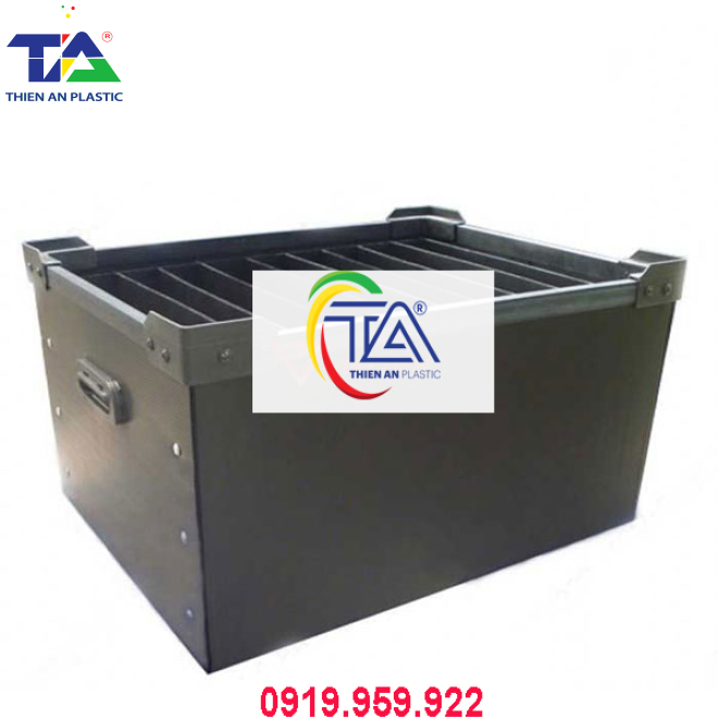  Thùng Nhựa Danpla Chống Tĩnh Điện Có Vách Ngăn