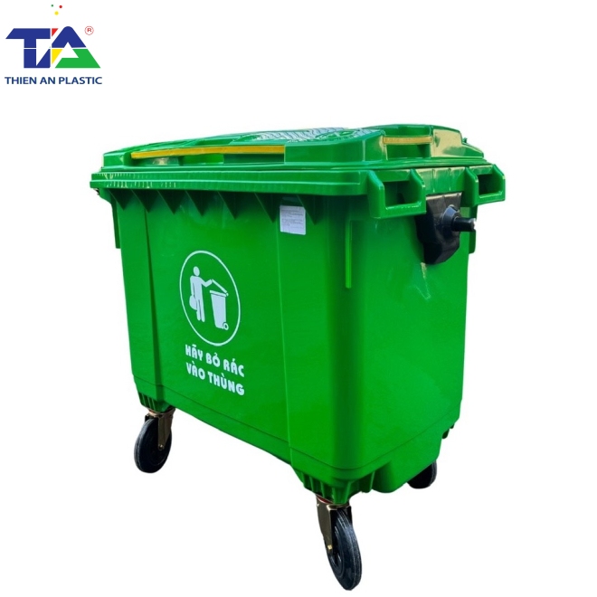Thùng Rác Nhựa 660 Lít