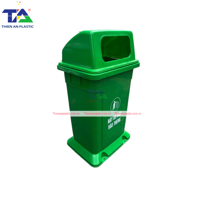 Thùng Rác Nhựa Nắp Hở 90 Lít