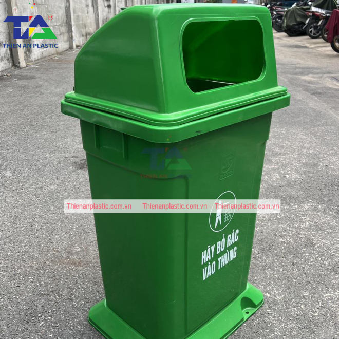 Thùng Rác Nhựa Nắp Hở 90 Lít