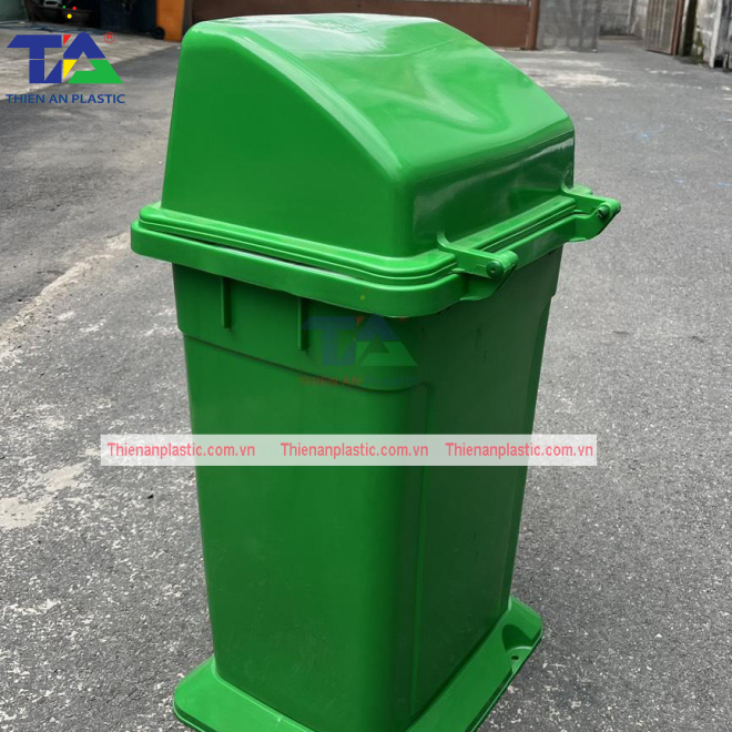 Thùng Rác Nhựa Nắp Hở 90 Lít
