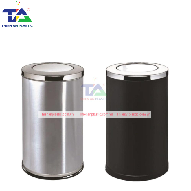 Thùng Rác Inox Nắp Lật TA2